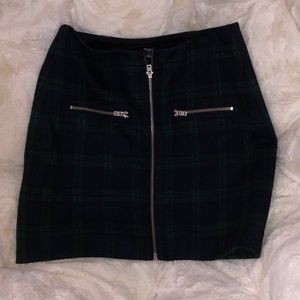 Madewell plaid pencil skirt